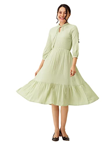 Image of AASK Women Fit and Flare Dress