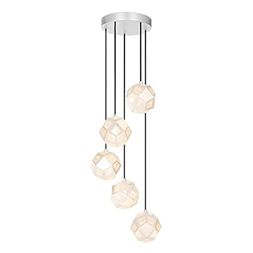 Etch Chandelier Mini Lampada a sospensione Design silber/dimmbar/Ø25x269cm