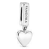 PANDORA Reflexions Floating Heart 925 Sterling Silver Clip Charm - 797643