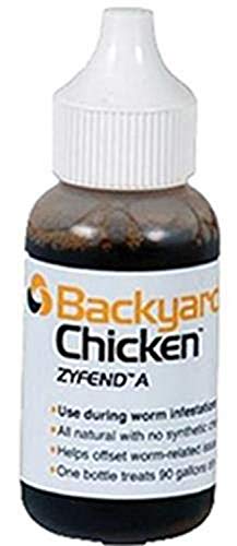 Backyard Chicken Zyfend A Digestive Booster Supplement, 30 Milliliters, Treats 90 Gallons of