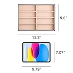 Frebeauty Sunglass Organizer,PU Leather Glasses Organizer,8-Slot Sunglasses Tray,Men's/Women's Sunglasses Box,Sunglass Case,13.3 x 9.6 x 1.5 Inches,Eyeglass/Eyewear Display Tray(Black) - Image 4