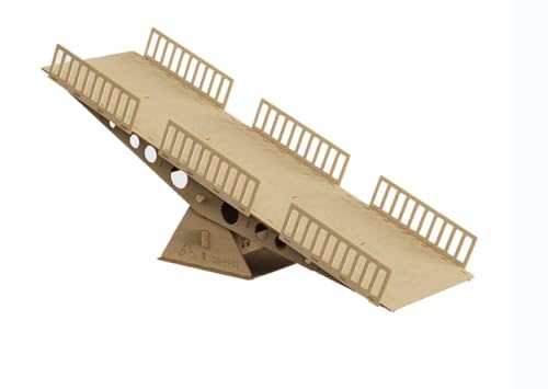 RC Wood Bridge, Crawler Car Simulated Obstacle Steep Roadblock Xyloid Bridge,RC Car Bridge Obstacle...