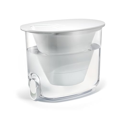 LifeStraw Home High-Capacity Water Filter Dispenser, 35-Cup, White, BPA-Free Designed for Everyday...