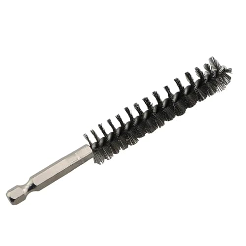 Image of 3PCS Silver Stainless Steel Cleaning Brush Rod Diameter 1 /4 Inch for Electric Drills Impact Drivers Die Grinders