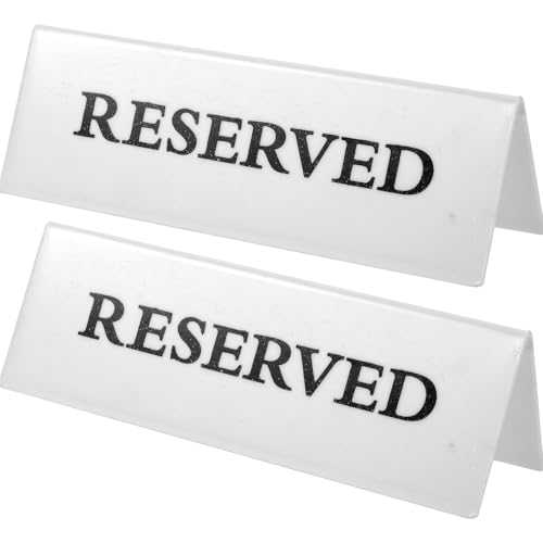 DECHOUS �\��ȃT�C�� 2�Z�b�g �A�N�����O�p�e�[�u���J�[�h ���X�g���� ������ ��������ϋv������w��ȕ\�� 15×5cm �z���C�g