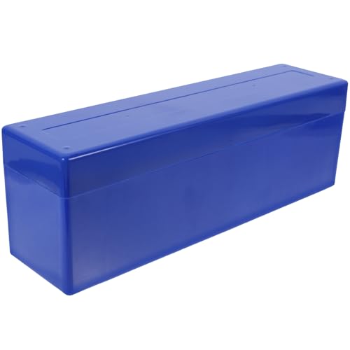 Caja para monedas conmemorativas BESPORTBLE de plástico azul con 20 unidades