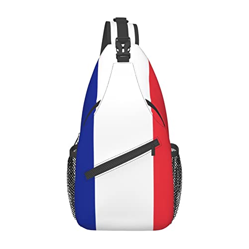 Mochila bandolera Francia para pecho unisex miniatura 2