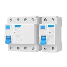 Electromagnetic Residual Current Circuit Breaker 2/4P 10/30/100/300mA Type AC a RCCB RCD ELCB Differential Breaker Safety Switch30 mA,4P 20A