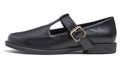 Image of FEVERSOLE Women's Fashion Dress Comfort Low Heel Office Penny Loafer Flats
