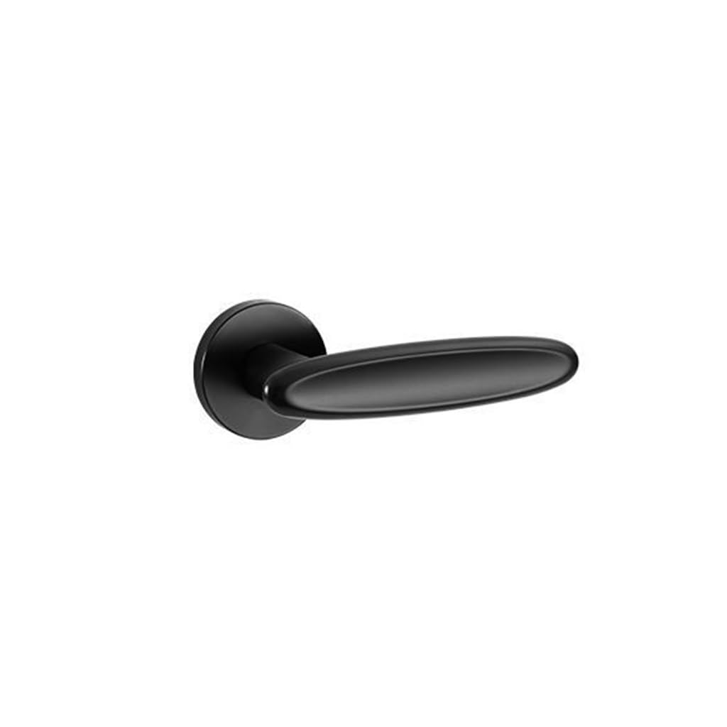 MOBYGKFY Zinc Alloy Door Locks Indoor Bedroom Mute Wooden Handle Minimalist