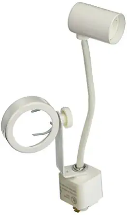 Nuvo TH321 1-Light MR16 120V GU10 Track Lighting Head Gimbal Ring, White