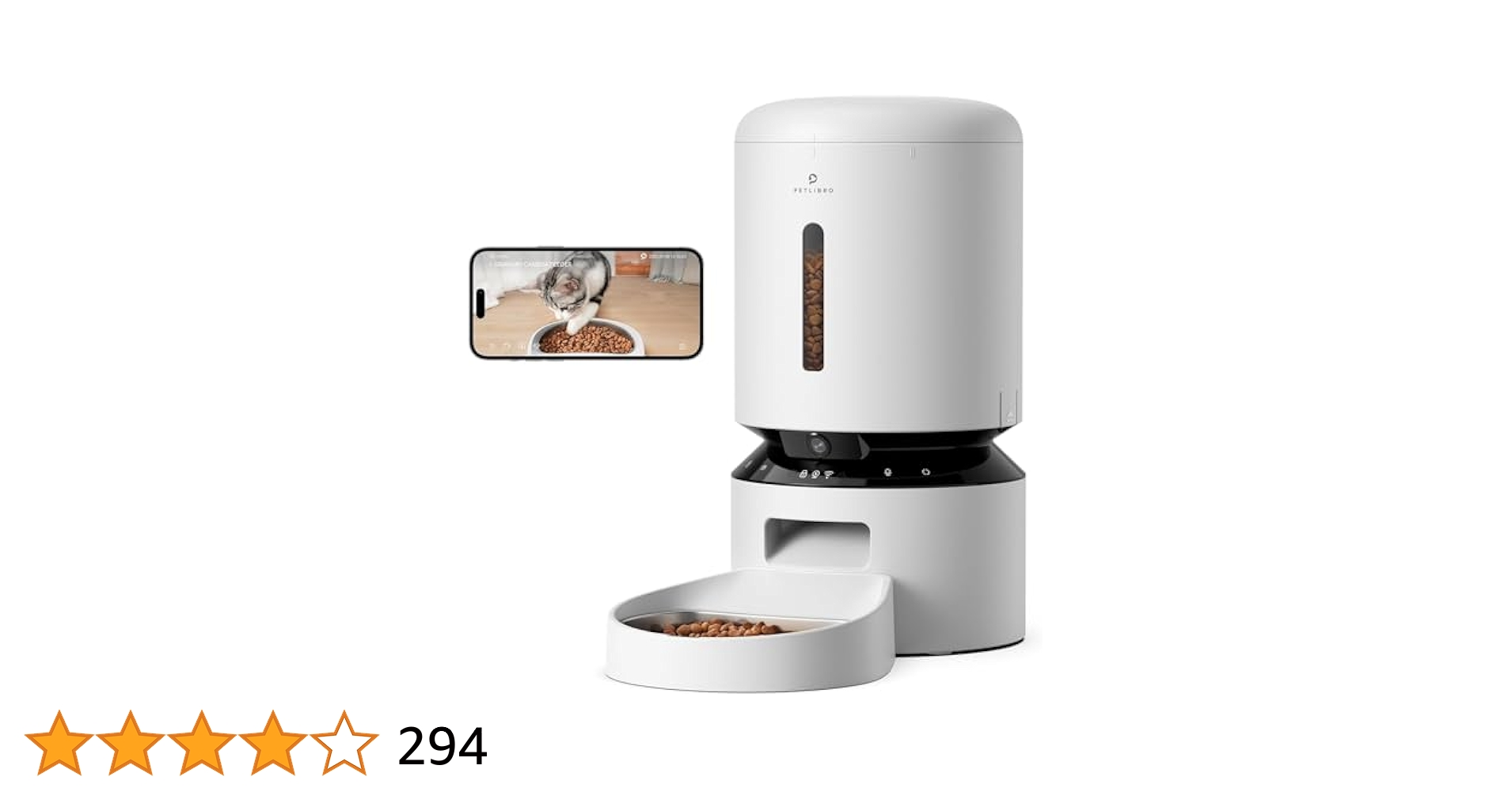 【PETLIBRO】 自動給餌器 猫 犬 カメラ付き 1080P スマホ遠隔操作 Amazon.co.jp: PETLIBRO 自動給餌器 猫 犬 カメラ付き 1080P