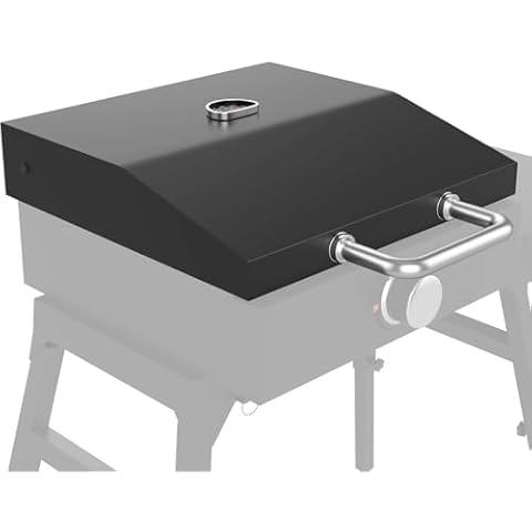17 inch Griddle Hood for Blackstone 1832 Adventure Ready 17 Tabletop Griddle, Blackstone 1971 17 inch Griddle Accessories, for 17 inch Blackstone Griddle Hood Grill Hard Cover Cover