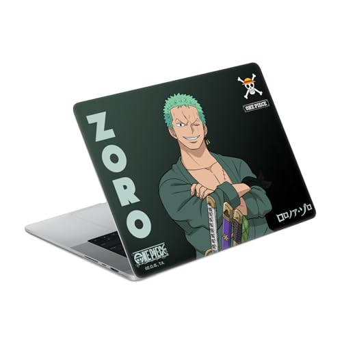 Sticker One Piece MacBook Pro 14 A2442 protection vinyle skin ordinateur Roronoa Zoro portable