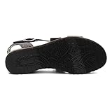 JBU by Jambu Women's Caymen Flat Sandal, Black, 6 UK - Image 7