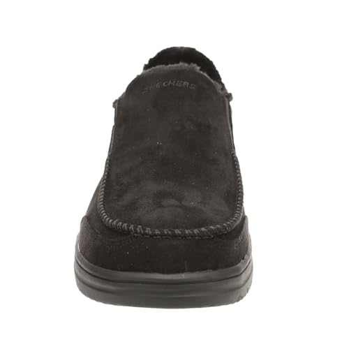 Skechers Homme Murette Scofield Chausson, Black Microfiber, 41 EU