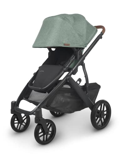 Vista V2 Stroller - Gwen (Green Mélange/Carbon/Saddle Leather) #TOP2