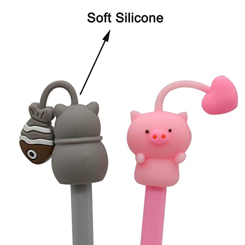 Bolígrafos de gel con diseño animal, pack de 12 miniatura 3