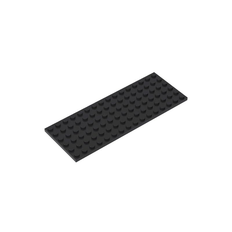 XYEIUGO Compatible with LEGO 3027 Foundation Plate 6x16, Black, 10 PCS โ image 1