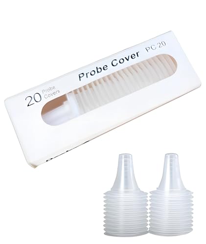 20 Pcs Disposable Probe Covers for Thermometer, Ear Thermometer C...