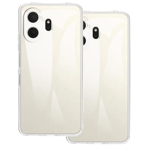 UOGNADGD 2�� TPU�P�[�X TCL NxtPaper 70 Pro 5G �Ƃ̌݊������� �X�}�z�J�o�[ - �ϏՌ��t���L�V�u���ی�A�N�Z�T���[ �����J�b�g���H (�N���A+�N���A)