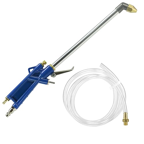 Image of Air Blow Gun Pneumatic Engine Cleaning Gun with 40 in Hose, Cleaning Degreaser Sprayer Tool，very easy to clean narrow spaces such as the engine compartment, mechanical interior, deck, and wheels.