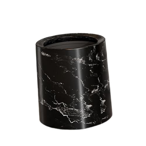 Caneca de basura negra mediana miniatura 7