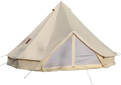 UNISTRENGH 5M/16.4ft Cotton Bell Tent with Stove Jacket (Top)