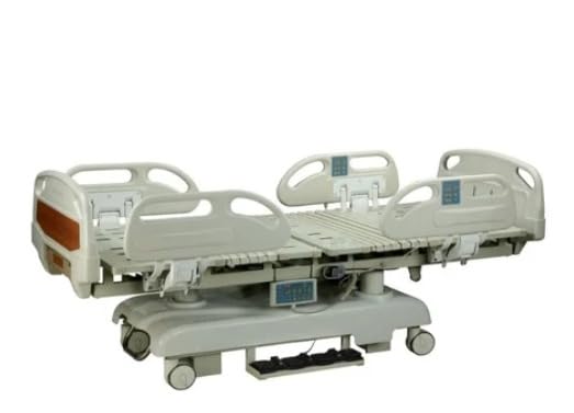 IUM SURGICAL Five Functions Electric ICU Bed Framework Made of Strong Rectangular CRCA Pipe