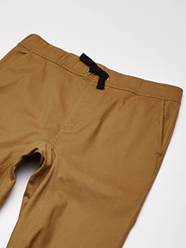 Southpole Boys' Cotton Twill Jogger Pants, Elastic Band Waist and Bottom, Age 8-184