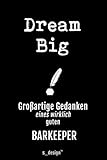 Notizbuch für Barkeeper: Originelle Geschenk-Idee [120 Seiten liniertes blanko Papier]