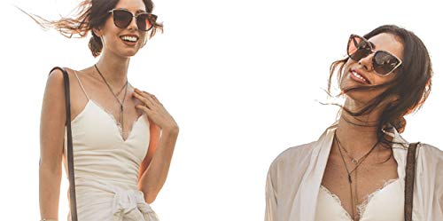 FEISEDY Cateye Sunglasses Women Vintage Cat Eye Female Ladies Sun Glasses B2498 5