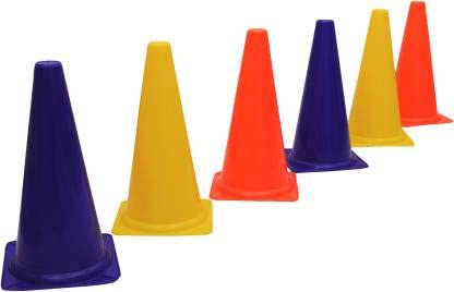 Web Mall Cone Marker Pack of 6 (Multicolor)