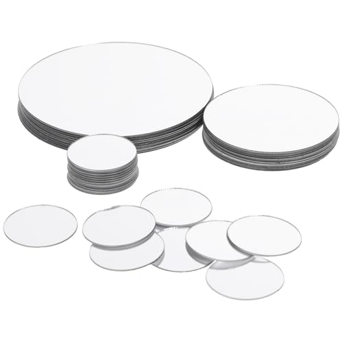EupHHonycs 40 pcs Mini Size Round Mirror Small circle Mirror Adhesive, Tiles Round Mirror Stickers Home Decoration for Crafts Wall and Tabletop Decoration DIY Home Projects 1 Inch, 2 Inch, 3 Inch EupHHonycs 40 pcs Mini Size Round Mirror Small circle Mirror Adhesive, Tiles Round Mirror Stickers Home Decoration for Crafts Wall and Tabletop Decoration DIY Home Projects 1 Inch, 2 Inch, 3 Inch