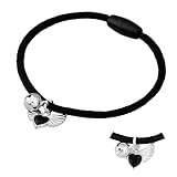 ここねこ本舗 ロックにゃ首輪 猫 首輪 ロック パンク クール 安全 セーフティー 鈴付き 和柄 軽い 調整可能 日本製 ハンドメイド (ウイングハート)