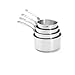 De Buyer - Lot de 4 casseroles en inox MILADY - 14/16/18/20 cm - Fabriquées en France, Sans PFAS, Inox 18/10 Performant et Résistant, Fond Sandwich, Tous Feux + Four, Finition Poli Brillant