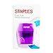Staples Manual Pencil Sharpener, Dual Hole, Assorted Colors – Handheld Sharpener for Standard & Jumbo Pencils and Crayons