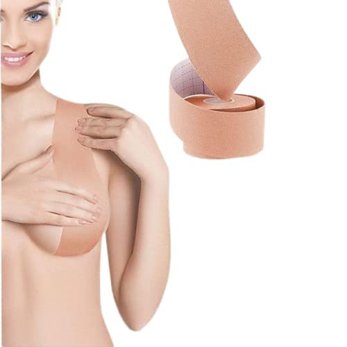 shaperx Breast Roll -Breast Shaper & Lifter, Breathable Breast Support Boobtape, 5-meter Breast Lift Tape for Backless, No Show Bra for Women, Skin Friendly Adhesive-picture-36