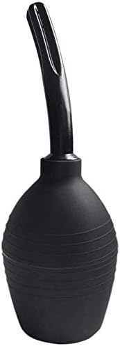 Abyclean Anal Douche Enema Bulb Vaginal Douche Enema Cleaner for Women’s or Man’s Health (500ml Black)