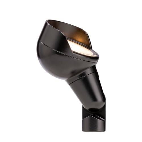 FX Luminaire WS Low Voltage LED Landscape Wall Wash Light Flat Black