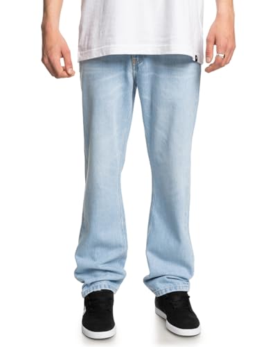 Photo de DC Shoes Ril en Denim Droit de Travail Jeans, Indigo Clair, 34W / 34L Homme