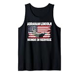 USS Abraham Lincoln Aircraft Carrier Veterans Father Grandpa Tank Top