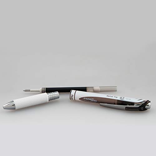 Bolígrafo Pentel EnerGel Pearl Retráctil Gel Líquido 0.7mm Pack 12 miniatura 5