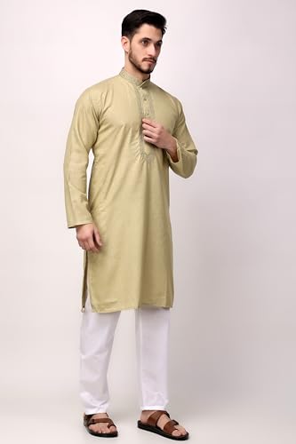 Image of Royal Kurta Men's Cotton Printed Kurta Pyjama