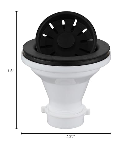 Colador para fregadero de cocina Karran negro miniatura 4