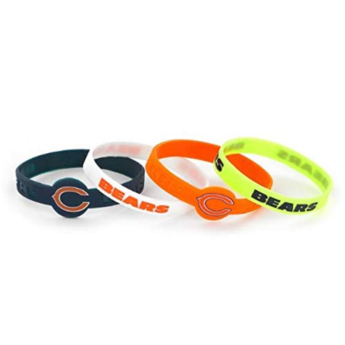 image for aminco Amico International unisex NFL Team Logo Silicone Rubber Wrist 