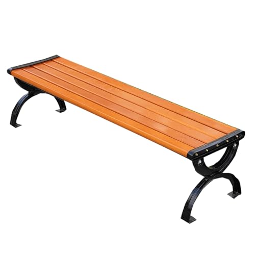 Banc de parc en bois massif pour aménager un jardin de détente
