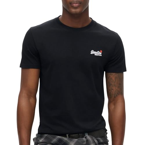 Superdry - Camiseta para hombre, color negro, Negro , XL
