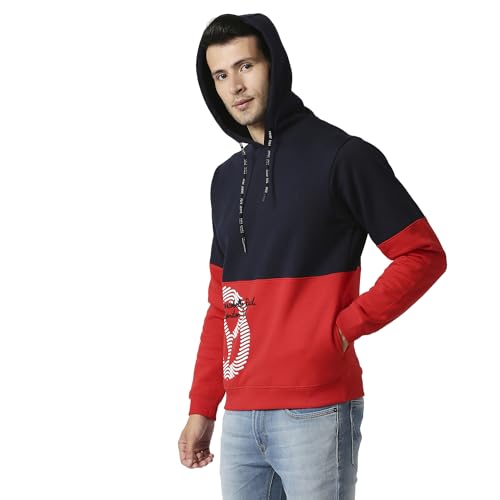 Image of Pepe Jeans Men's Cotton Blend Hooded Neck Sweatshirt