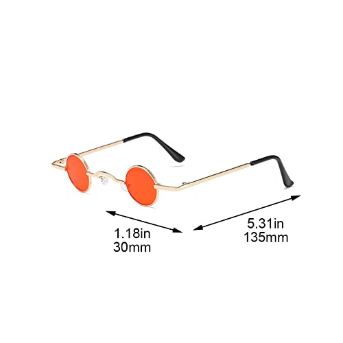 Retro Mini Round Sunglasses for Men Women Vintage Metal Frame Glasses Hippie Glasses Style Eyeglasses Unisex3